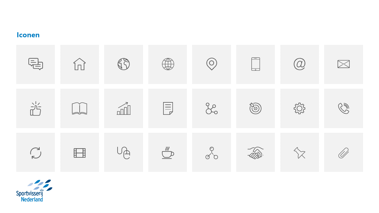 Tip 4: De iconen die makkelijk toe te voegen zijn vanuit een slidebibliotheek